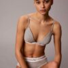 Bikini a vita alta in cotone e Modal Icon