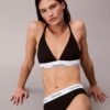 Bikini a vita alta in cotone e Modal Icon