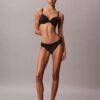 Bikini a vita bassa con pizzo e logo Icon, confezione da 3