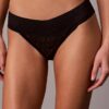 Bikini a vita bassa con pizzo e logo Icon, confezione da 3