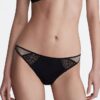 Bikini CK Black con pizzo grafico Bikini CK Black con pizzo grafico