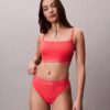 Bikini da bagno CK Icon a tinta unita