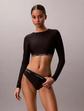 Bikini da bagno CK Icon a tinta unita