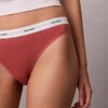 Bikini in cotone elasticizzato a costine Bikini in cotone elasticizzato a costine