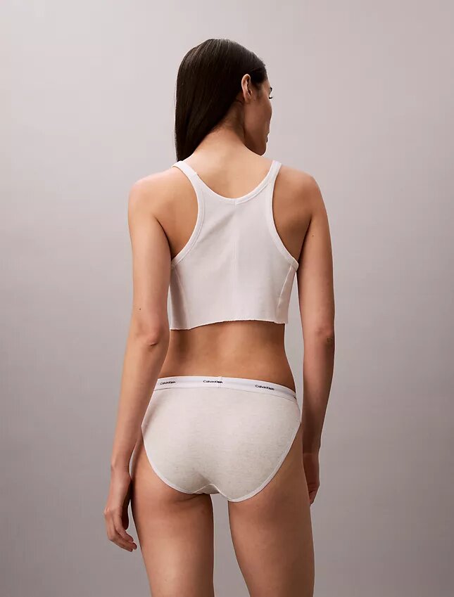 Bikini in cotone elasticizzato a costine Bikini in cotone elasticizzato a costine