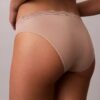 Bikini in microfibra elasticizzata con pizzo Bikini in microfibra elasticizzata con pizzo