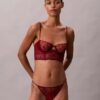 Bikini in pizzo floreale nero CK Black Bikini in pizzo floreale nero CK Black