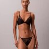 Bikini in pizzo floreale nero CK Black Bikini in pizzo floreale nero CK Black