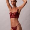 Bikini in pizzo floreale nero CK Black Bikini in pizzo floreale nero CK Black