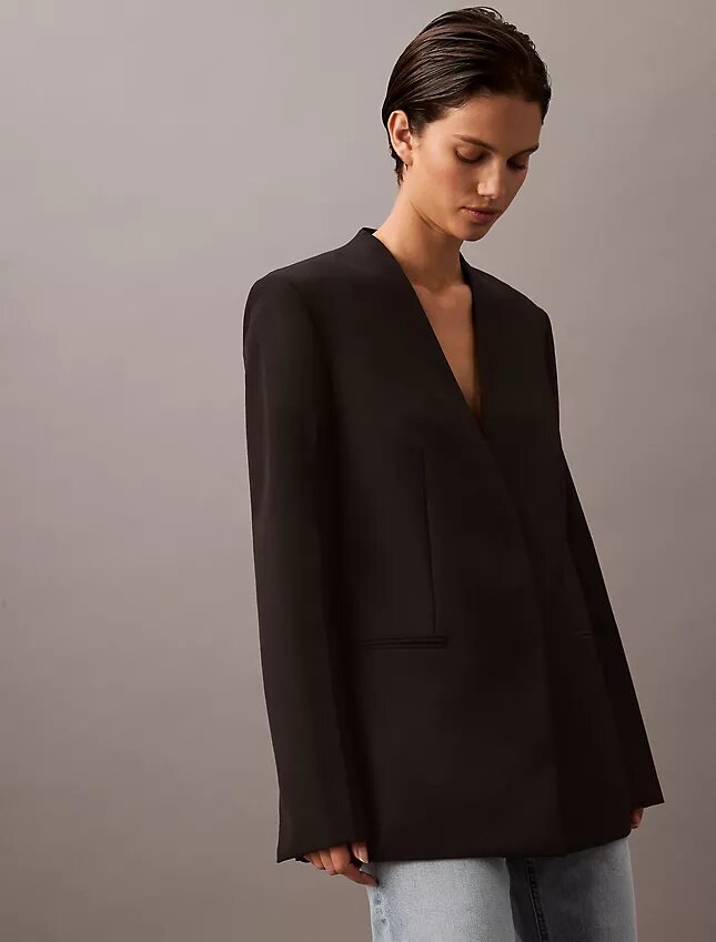 Blazer classico in crêpe Blazer classico in crêpe