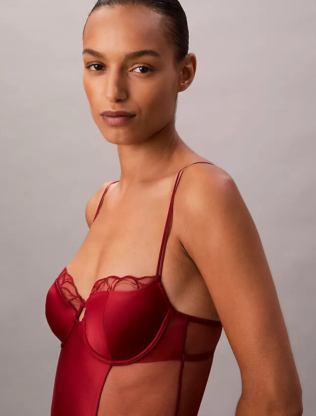 Body in pizzo floreale CK Black Body in pizzo floreale CK Black