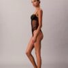 Body in pizzo floreale CK Black Body in pizzo floreale CK Black
