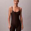 Body minimalista in rete a metà coscia Body minimalista in rete a metà coscia