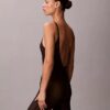Body minimalista in rete a metà coscia Body minimalista in rete a metà coscia