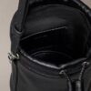 Borsa a secchiello con finitura martellata Borsa a secchiello con finitura martellata