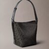 Borsa a secchiello con logo su tutta la superficie e pochette Borsa a secchiello con logo su tutta la superficie e pochette