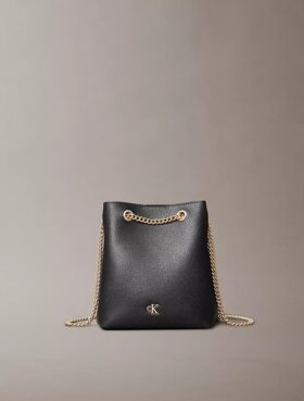 Borsa a secchiello con Monogram minimalista