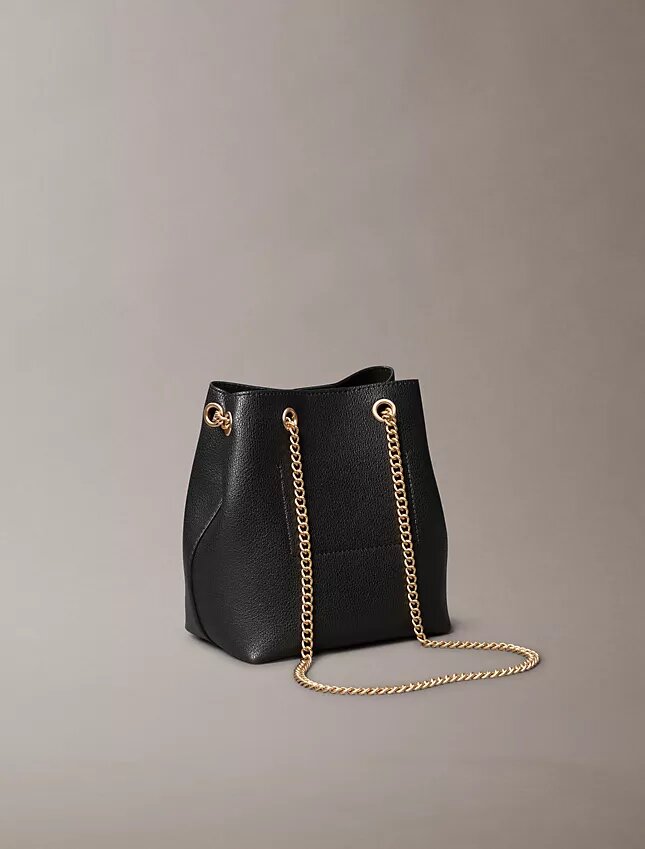 Borsa a secchiello con Monogram minimalista Borsa a secchiello con Monogram minimalista