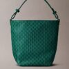 Borsa a secchiello piccola con logo su tutta la superficie e pochette Borsa a secchiello piccola con logo su tutta la superficie e pochette
