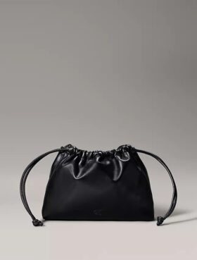 Borsa a tracolla con cordino e Monogram