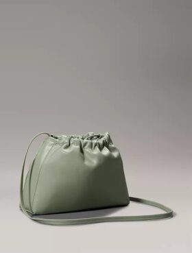 Borsa a tracolla con cordino e Monogram