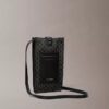Borsa a tracolla con logo Emblem su tutta la superficie Borsa a tracolla con logo Emblem su tutta la superficie
