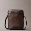 Borsa a tracolla con logo su tutta la superficie Borsa a tracolla con logo su tutta la superficie