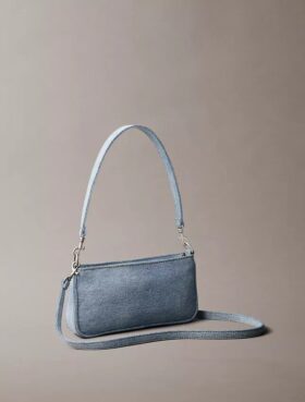 Borsa a tracolla convertibile in Denim con logo
