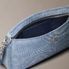Borsa a tracolla convertibile in Denim con logo Borsa a tracolla convertibile in Denim con logo