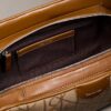 Borsa a tracolla in jacquard con logo emblema su tutta la superficie Borsa a tracolla in jacquard con logo emblema su tutta la superficie
