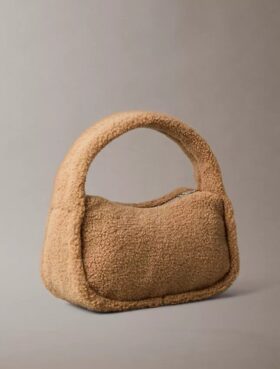Borsa a tracolla in sherpa