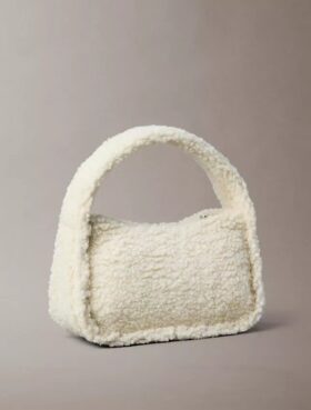 Borsa a tracolla in sherpa