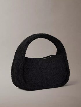 Borsa a tracolla in sherpa