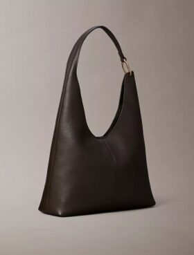 Borsa a tracolla media in pelle morbida