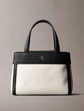 Borsa a tracolla mini tote in tela Monogram
