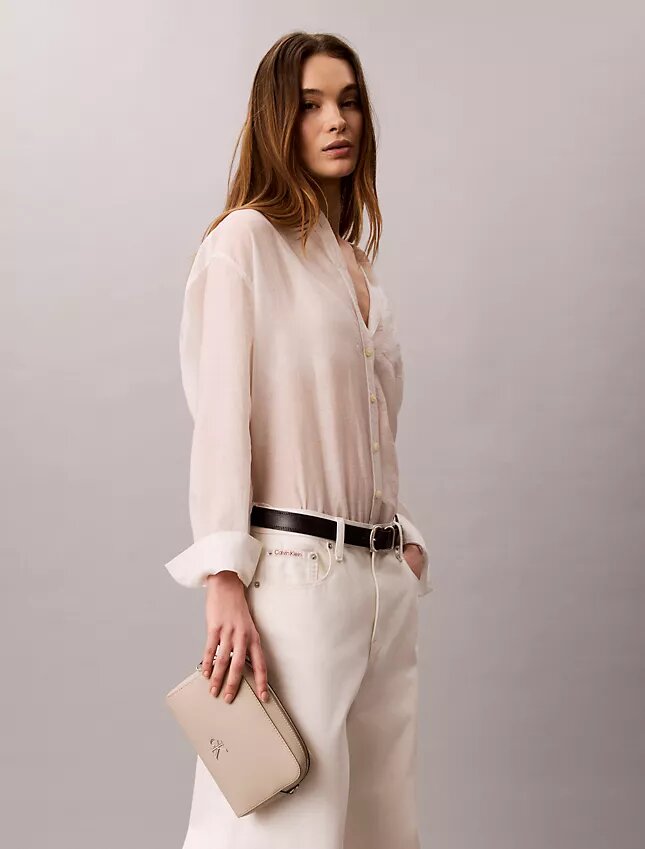 Borsa a tracolla minimal con Monogram Borsa a tracolla minimal con Monogram