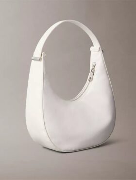 Borsa a tracolla piccola convertibile dalla forma arrotondata