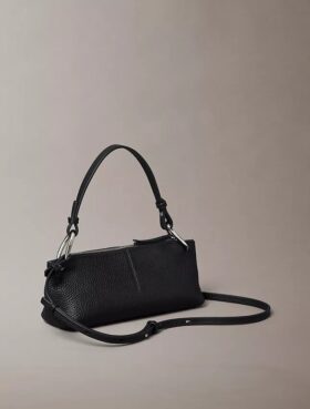 Borsa convertibile piccola in pelle morbida