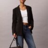 Borsa convertibile piccola in pelle morbida
