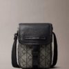 Borsa da giornalista con logo jacquard Borsa da giornalista con logo jacquard
