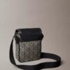 Borsa da giornalista con logo jacquard Borsa da giornalista con logo jacquard