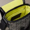 Borsa da giornalista con logo jacquard Borsa da giornalista con logo jacquard