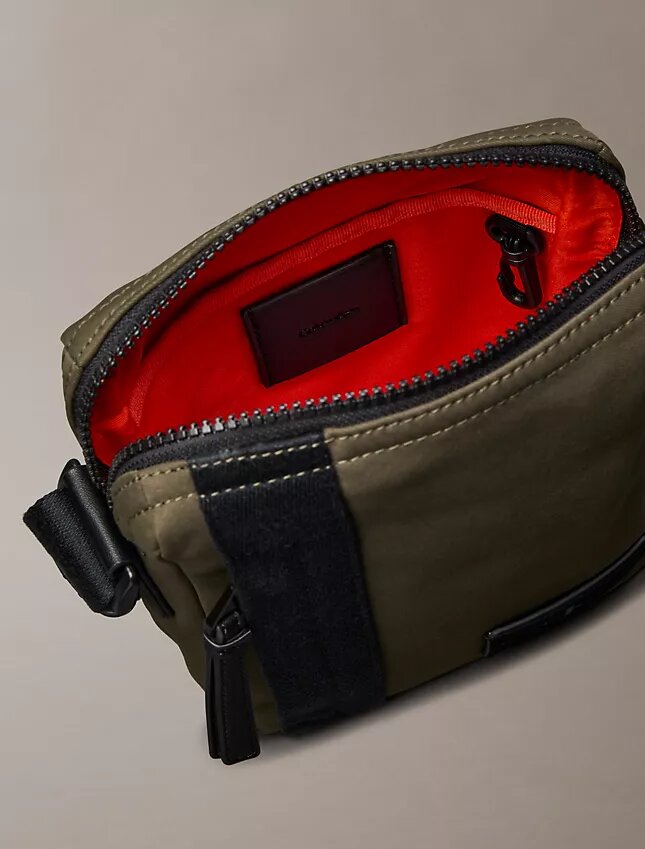 Borsa da giornalista in tela Borsa da giornalista in tela