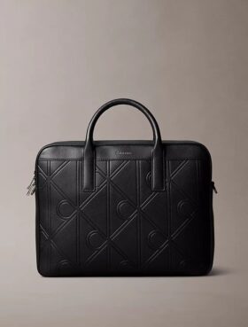 Borsa da pendolare con logo in rilievo