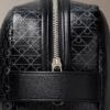 Borsa da toilette con cerniera e logo su tutta la superficie