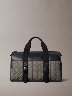 Borsa da viaggio in jacquard con emblema