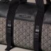 Borsa da viaggio in jacquard con emblema Borsa da viaggio in jacquard con emblema