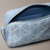 Borsa fotografica in Denim con logo su tutta la superficie Borsa fotografica in Denim con logo su tutta la superficie