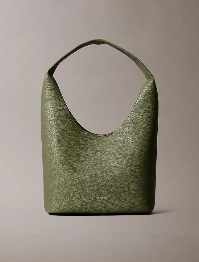 Borsa morbida con finitura martellata Borsa morbida con finitura martellata