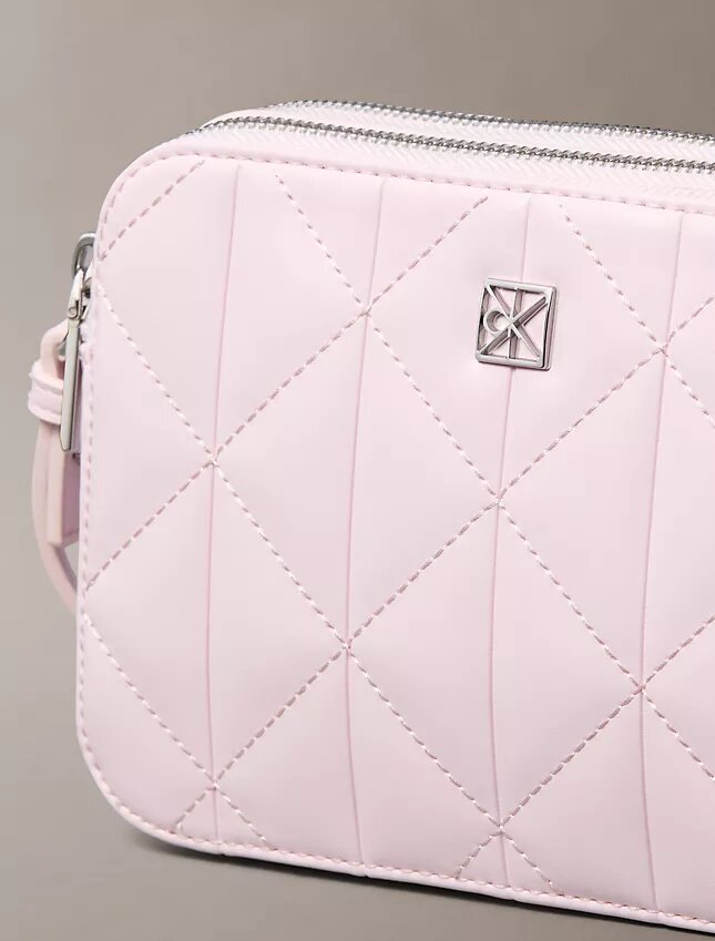 Borsa per fotocamera con logo trapuntato Borsa per fotocamera con logo trapuntato